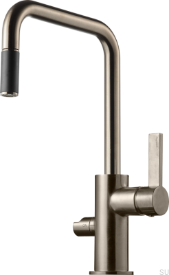 ARM587 Küchenarmatur aus Messing, gebürstetes Nickel