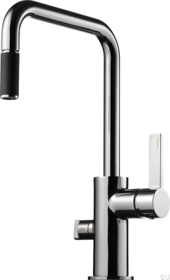 ARM587 Küchenarmatur aus Messing, Silber und Chrom