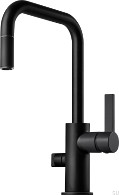 ARM587 Küchenarmatur aus Messing, mattschwarz