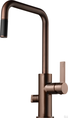 Küchenarmatur mit Spülmaschinenventil ARM887 Messing Braun