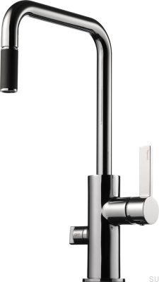 Küchenarmatur mit Spülmaschinenventil ARM887 Messing Silber Chrom