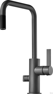 Küchenarmatur mit Spülmaschinenventil ARM887 Messing Graphit
