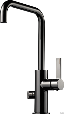 Küchenarmatur mit Spülmaschinenventil ARM984 Messing Schwarz Chrom