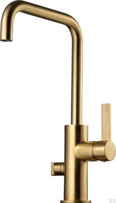 Küchenarmatur mit Spülmaschinenventil ARM984 Messing Honiggold gebürstet