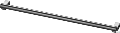 Bar333 320 länglicher Möbelgriff Messing Schwarz Chrom Gebürstet