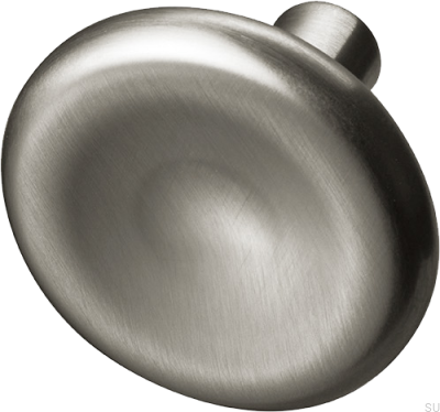 Bean 37 Möbelknopf, Messing, gebürstetes Nickel