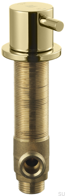 Absperrventil für Geschirrspüler BI284 Messing Honiggold