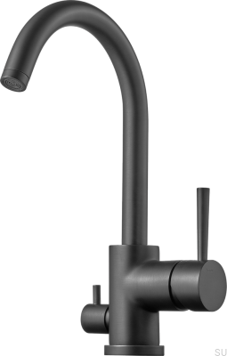 Küchenarmatur mit Spülmaschinenventil EVO184 Messing Graphit