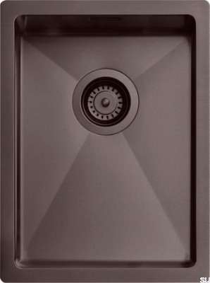 Küchenspüle 3040 Stahl Braun PVD
