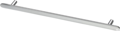Pastille 256 länglicher Möbelgriff, Messing, Silber, Chrom