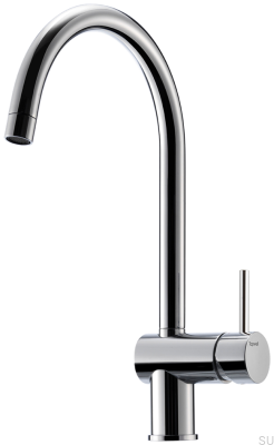 SK New 180 Küchenarmatur Messing Silber Chrom