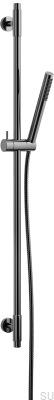 Duschstange mit verstellbarer Wandhalterung TVM100 Messing Schwarz Chrom