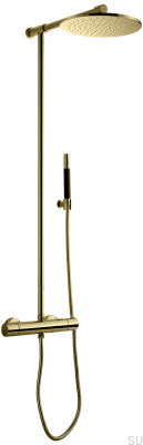 TVM300 Duschset aus Messing in Honiggold