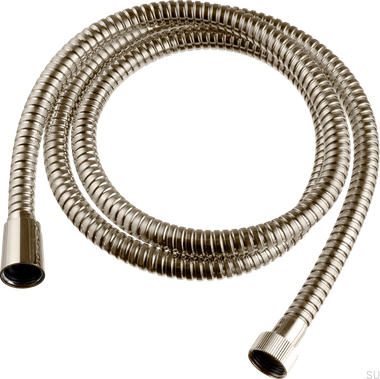ZFLO001 Messing-Brauseschlauch, gebürstet, vernickelt