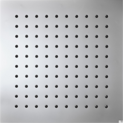 Quadratischer Unterputz-Regenbrausenkopf 200 ZSOF075 Messing Silber Chrom