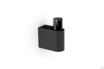 Casey 23 Wandhalter Aluminium Schwarz Titan Poliert Eco