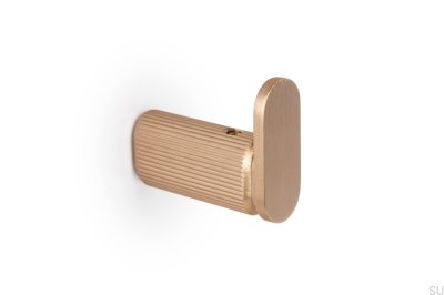 Brooklyn 15 Wandhalter Aluminium Gebürstetes Gold Cava Eco