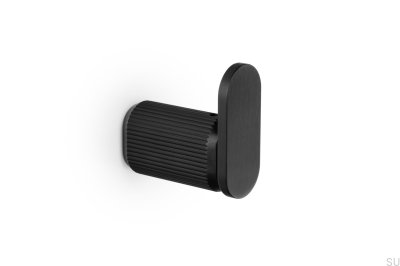 Brooklyn 30 Wandhalter Aluminium Schwarz Gebürstet Eco