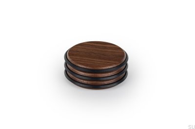 Pulse 66 Bodentürstopper, Holz, Walnuss