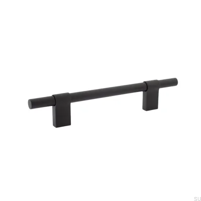 Line Big 208 Möbelgriff Aluminium Schwarz