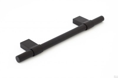 Line Big 208 Möbelgriff Aluminium Schwarz