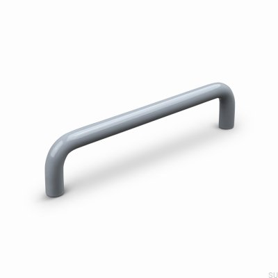 Barga 128 Möbelgriff, Metall, länglich, silbergrau