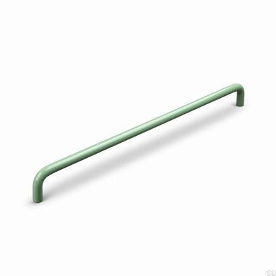 Barga 320 Metallgrüner länglicher Möbelgriff