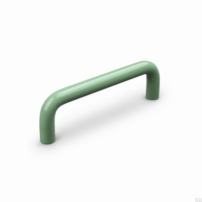 Barga 96 Länglicher Möbelgriff aus Metall, Grün
