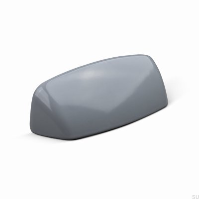 Möbelgriff Muschel Pescara 64 Metall silbergrau