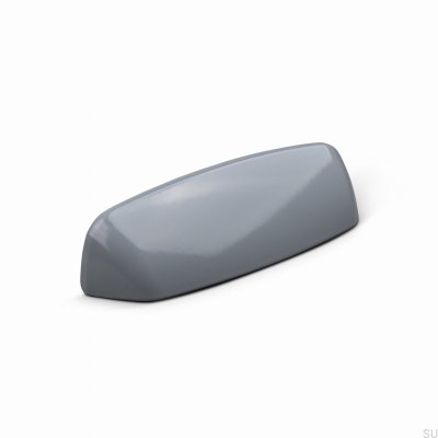Möbelgriff Pescara 96 Metall Silbergrau Muschel