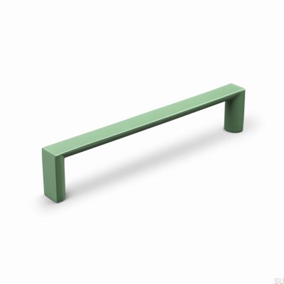 Sala 128 Länglicher Möbelgriff aus Metall, Grün