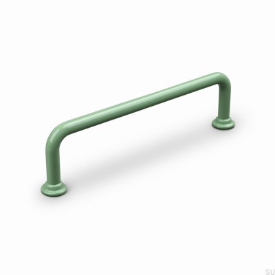 Venosa 128 Länglicher Möbelgriff aus Metall, Grün