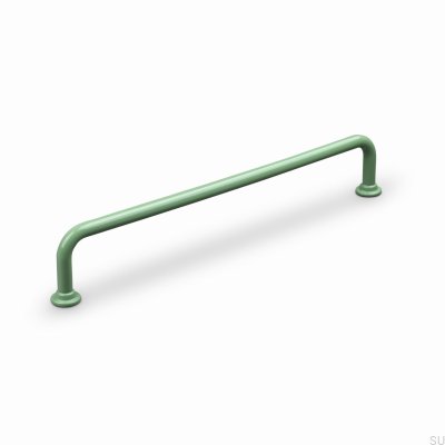 Venosa 192 Länglicher Möbelgriff aus Metall, Grün