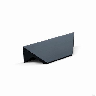 Caorle 32 Aluminium Mattschwarz Länglicher Möbelgriff