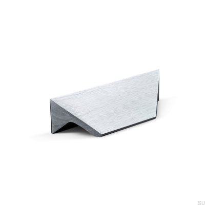 Caorle 32 Aluminium gebürstetes Silber Länglicher Möbelgriff
