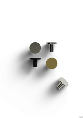 Möbelknopf Cesano 30, Metall, silber, Chrom glänzend