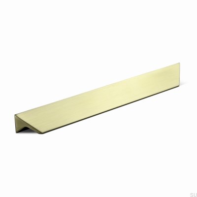 Caorle 256 Aluminium gebürstetes Gold Länglicher Möbelgriff
