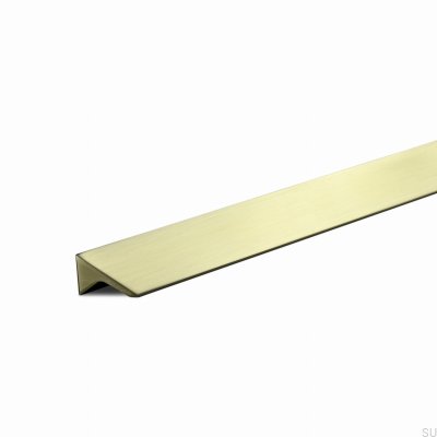 Caorle 384 Aluminium gebürstetes Gold Länglicher Möbelgriff