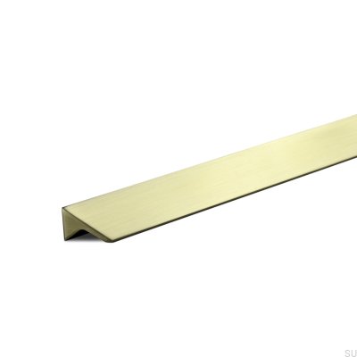 Caorle 640 Aluminium gebürstetes Gold Länglicher Möbelgriff