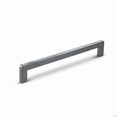 Benidorm 160 Aluminium gebürstetes Silber Länglicher Möbelgriff