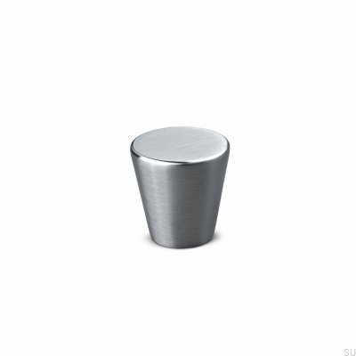 Möbelknopf Padua 30, Metall, Silber, gebürstet