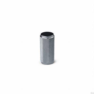 Möbelknopf Rimini 16, Aluminium, silberfarben, Chrom poliert (hoch)