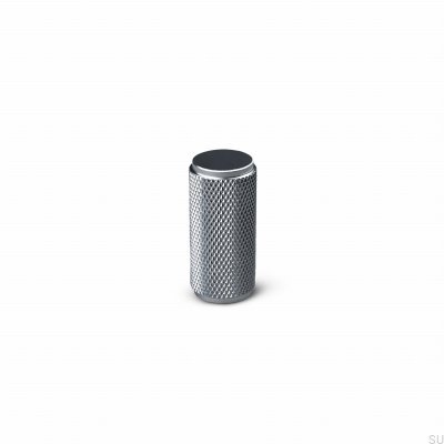 Rimini 16 Aluminium Silber Möbelknopf (Hoch)