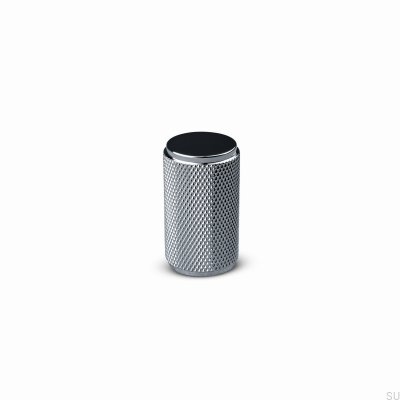 Rimini 20 Möbelknopf Aluminium Silber Chrom poliert (Hoch)