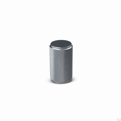 Rimini 20 Aluminium Silber Möbelknopf (Hoch)