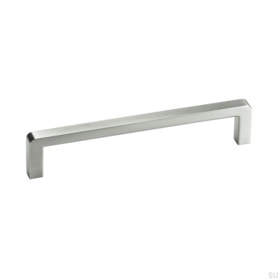 Runder Möbelgriff Bolero 128 Silber (Inox-Optik)