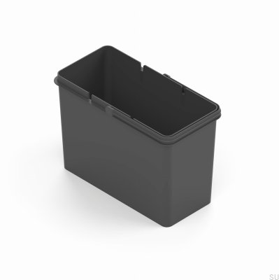 Leon 12l dunkelgrauer Abfalleimer