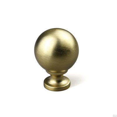 Labaro 30 Möbelknopf aus Metall, gebürstetes Gold