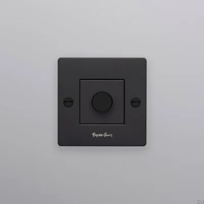 LED-Kreuzleuchte 1G 250W Stahl Schwarz Europäischer Standard-Dimmer mit Logo