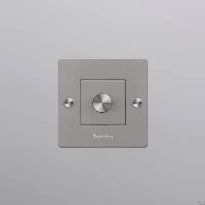 LED-Kreuz-Dimmer 1G 250W Stahl Silber Europäischer Standard mit Logo
